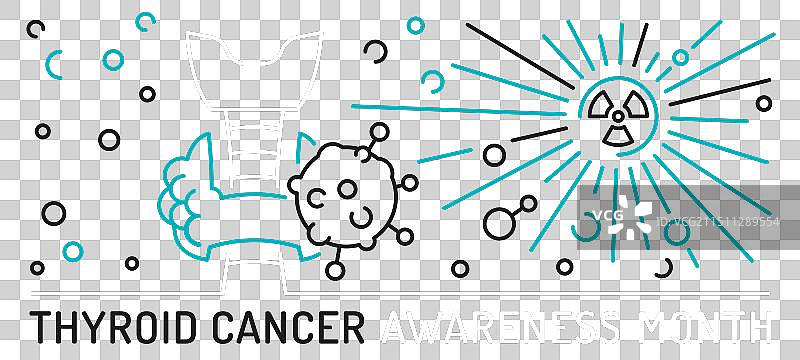 九月甲状腺癌宣传月图片素材