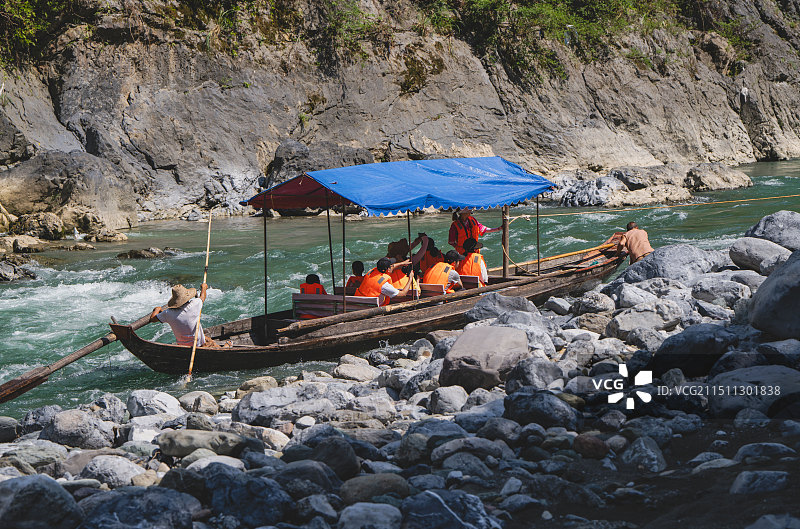 湖北巴东神农溪，5A景区，纤夫文化旅游区图片素材