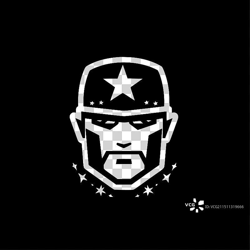 军队 - 简约剪影图片素材