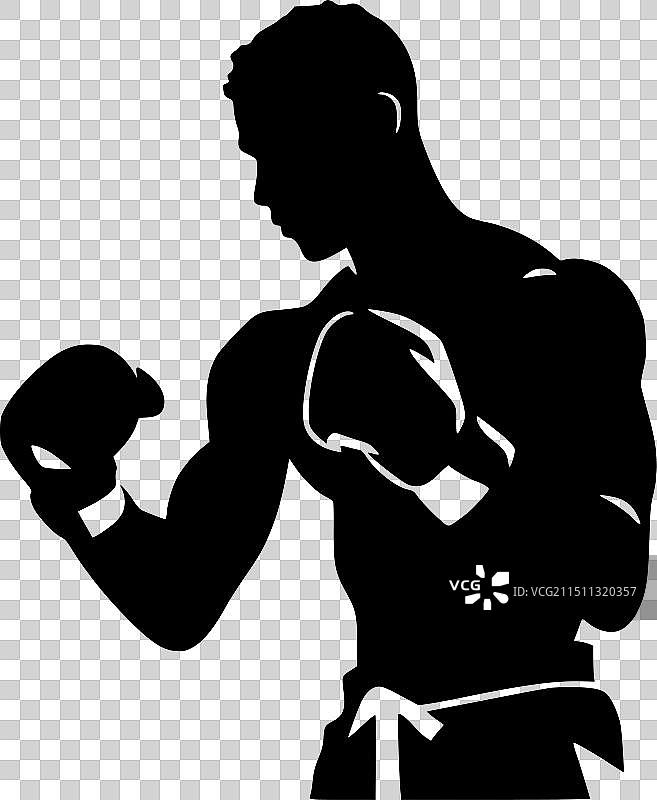 高品质拳击Logo - 理想的T恤设计图片素材