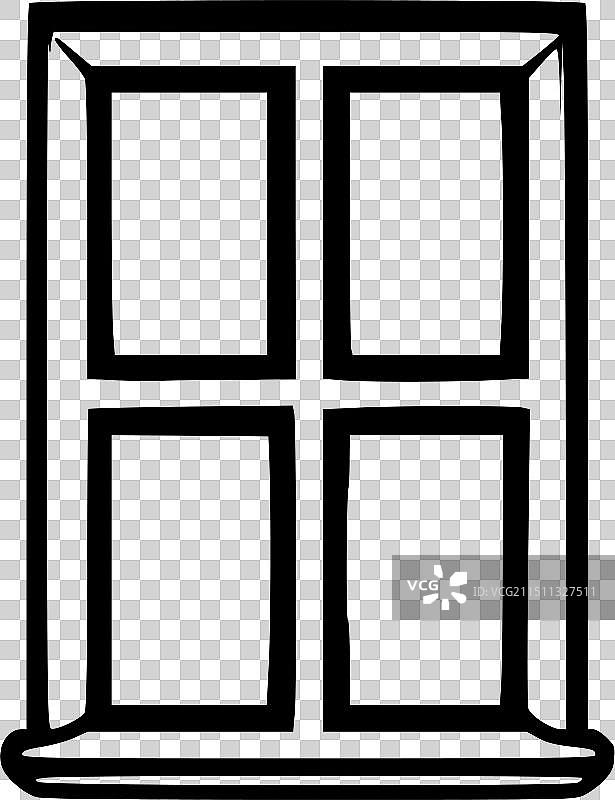 窗口 - 极简扁平风logo图片素材