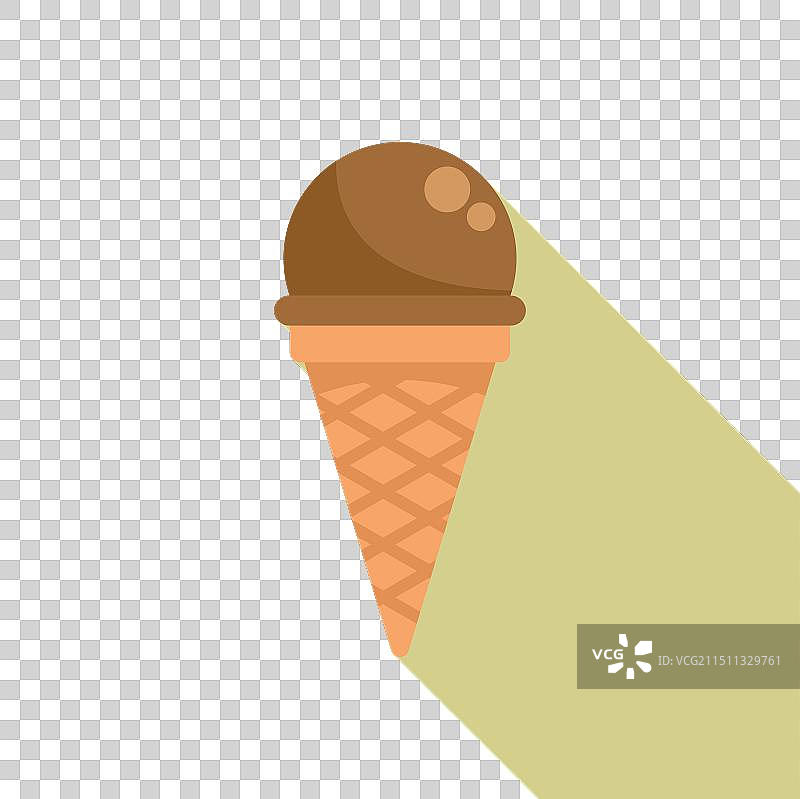 享受巧克力冰淇淋图片素材