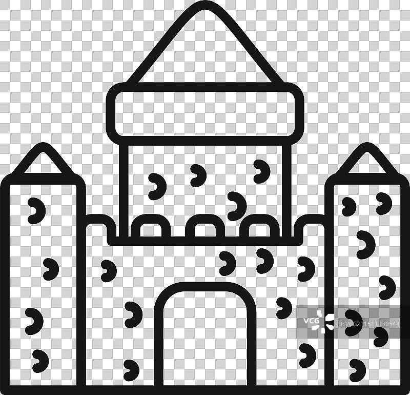 充气城堡游乐园乐趣图片素材