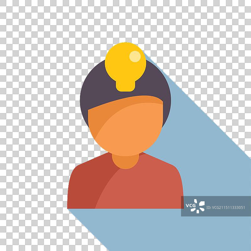 人与灯泡创意概念图片素材