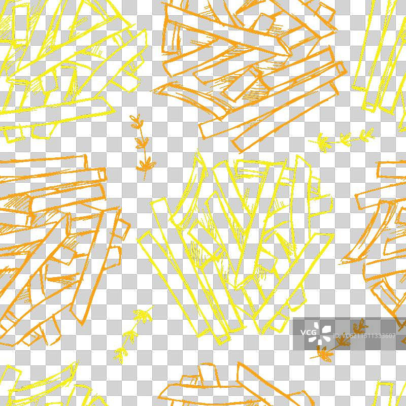 手绘简约炸薯条涂鸦图片素材