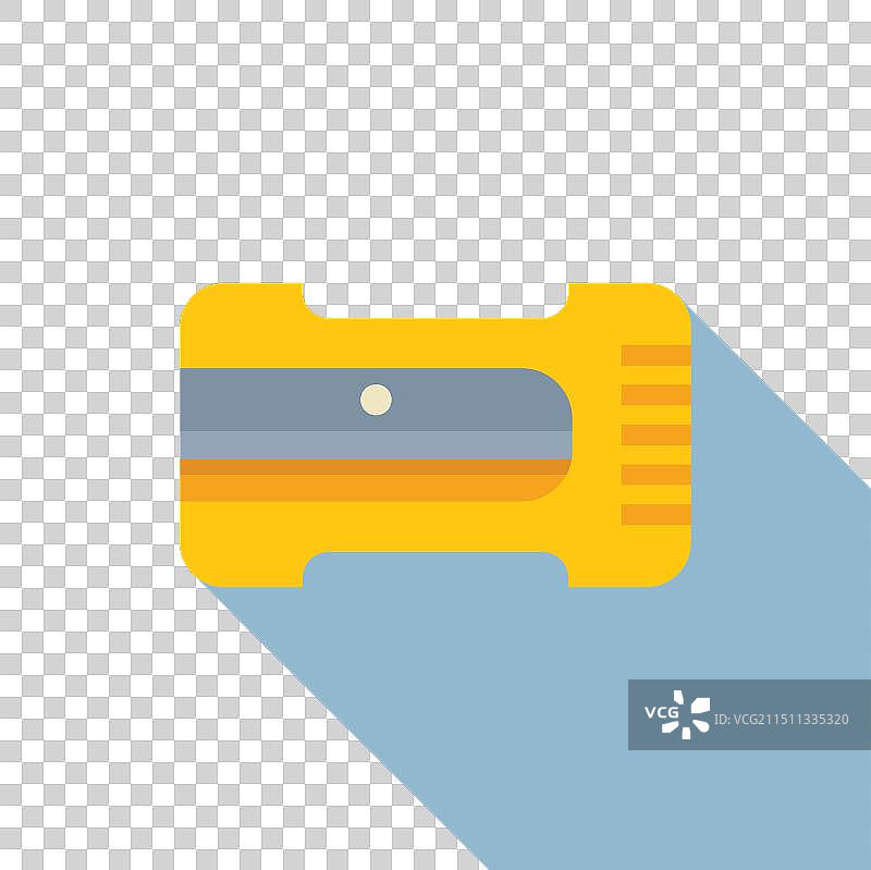 黄色水平仪极简风格图片素材