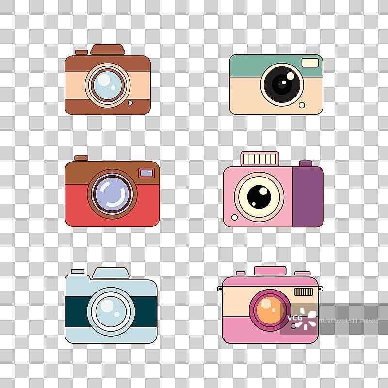 复古相机图标图片素材