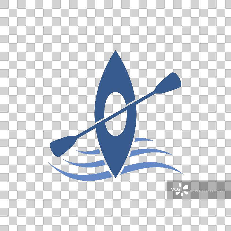 皮划艇标志图标图片素材