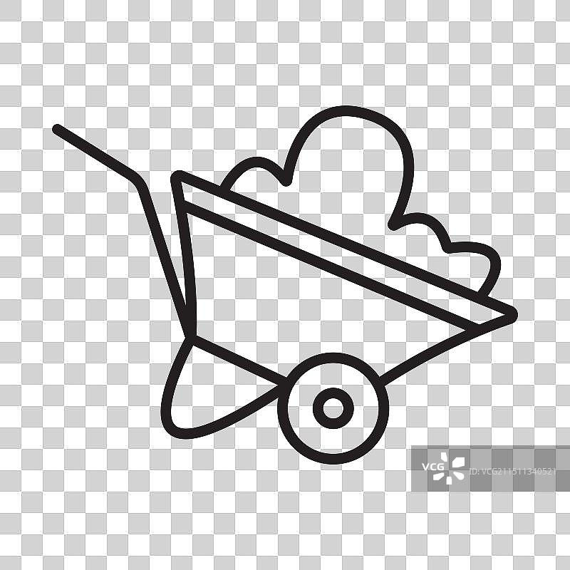 花园用品图标符号图片素材