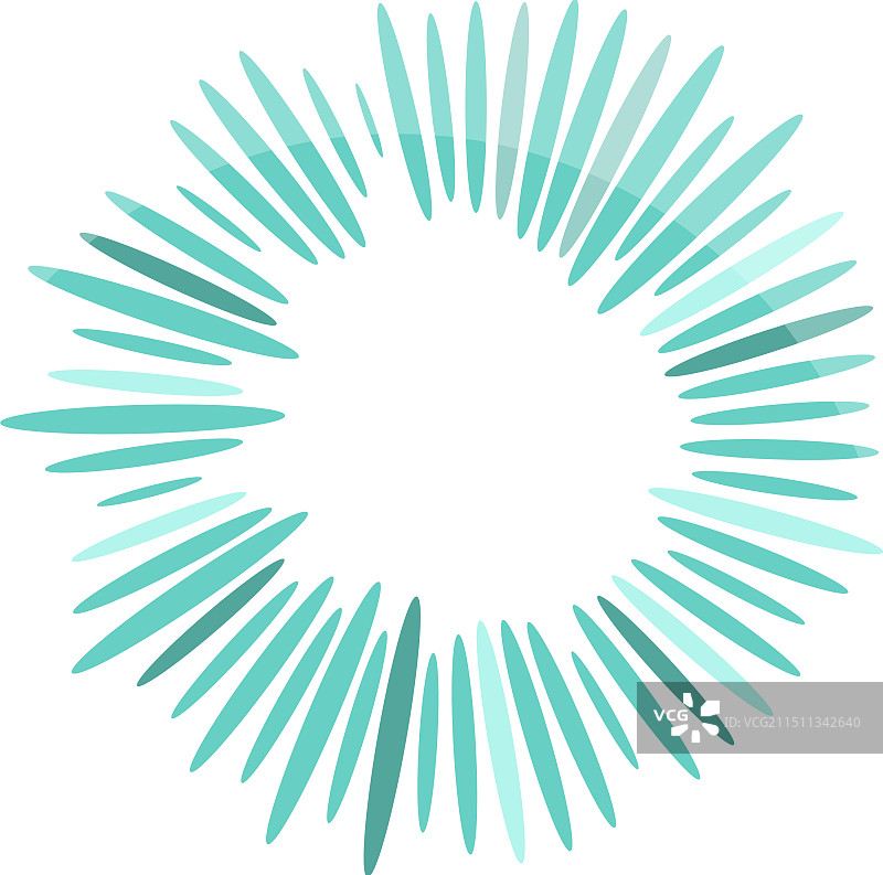 带有椭圆形状的抽象圆形设计元素图片素材