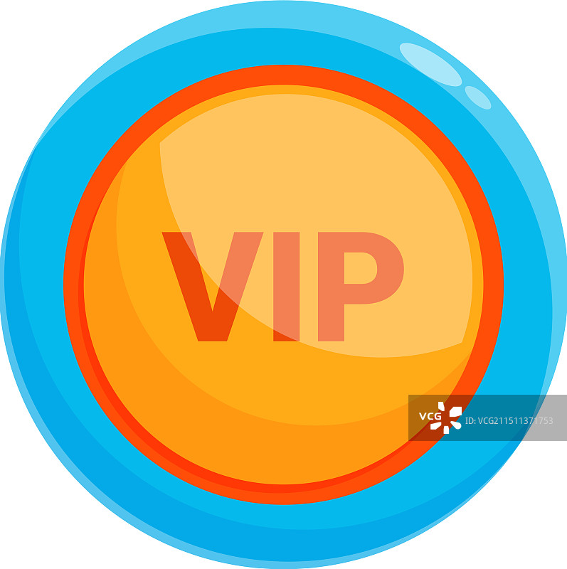 圆形VIP图标，重要人物图片素材