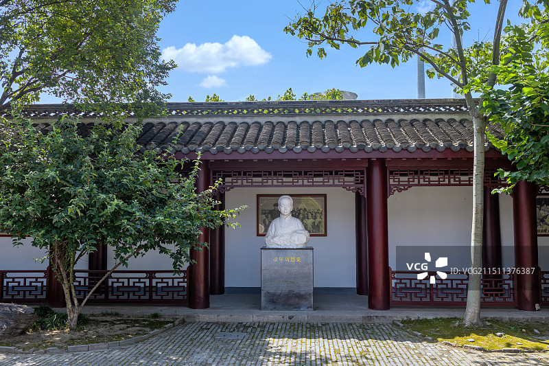 江苏省淮安市周恩来童年读书旧址图片素材