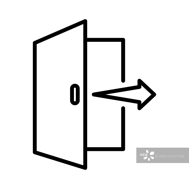 安全导航出口图标集图片素材