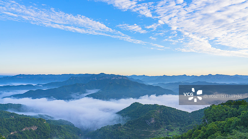 太行山风光雄奇壮美，峡谷、云海、奇峰、绝壁，风景如画，不愧“天下之脊”图片素材
