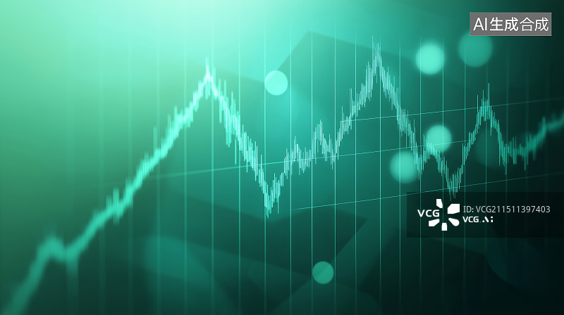 【AI数字艺术】商业图表和数据概念图片素材