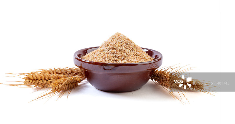 小麦的麦麸特写图片素材