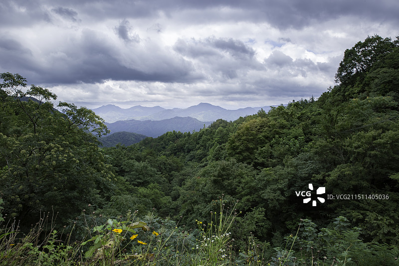 英山县南武当登高远眺图片素材