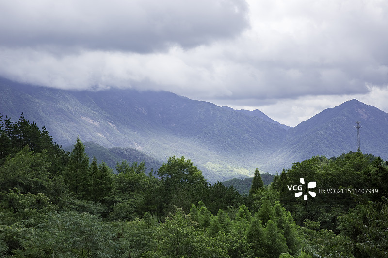 英山县南武当远眺图片素材