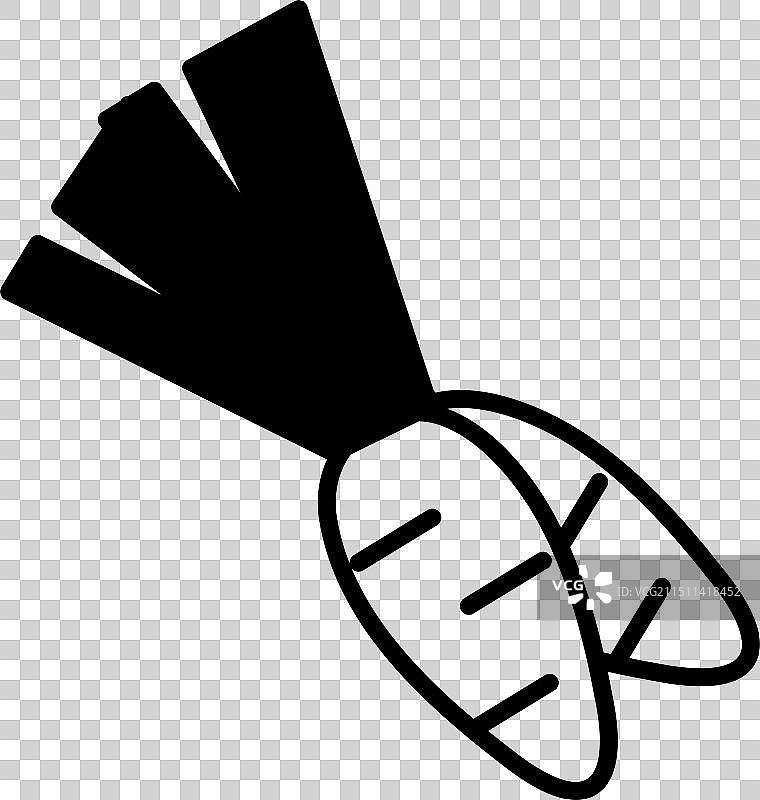 黑白绘画中的胡萝卜图片素材