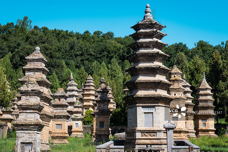少林寺塔林图片素材