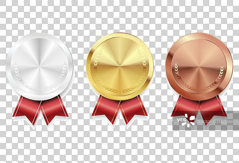 金银铜奖牌套装031图片素材