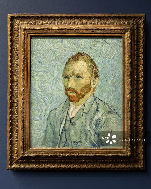 梵高自画像图片素材