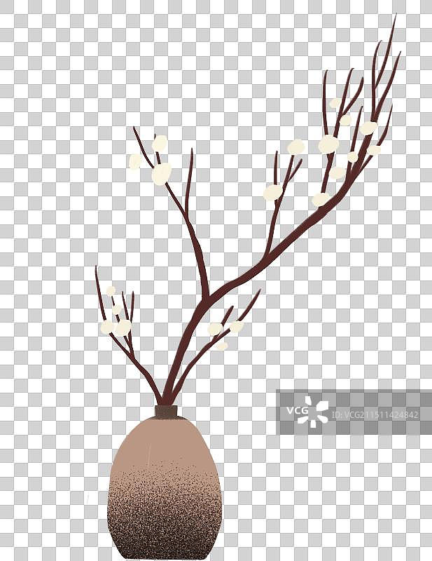 中式风格的花瓶图片素材