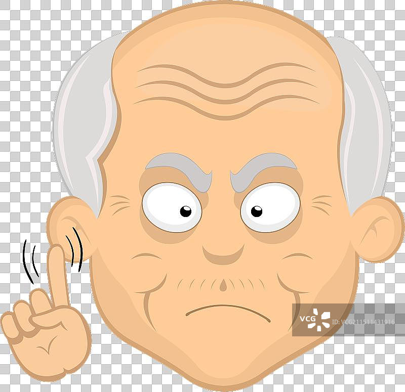 说不的老爷爷的手和手指图片素材