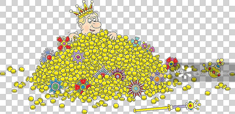 贪婪愤怒国王的宝藏图片素材