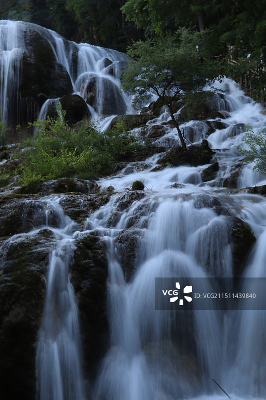 珍珠滩瀑布图片素材