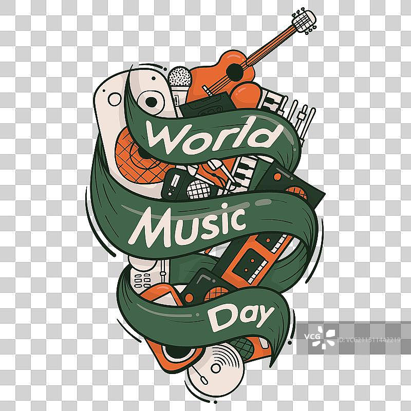 世界音乐日飞行排版设计图片素材