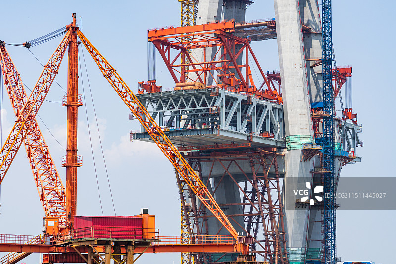 常州 | 常泰长江大桥建设工程图片素材