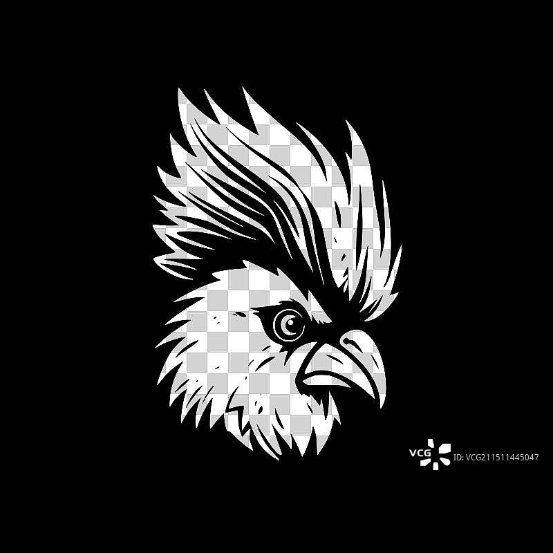 高品质的鹦鹉标志，适用于T恤图片素材