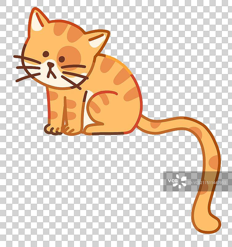 可爱的猫元素图片素材