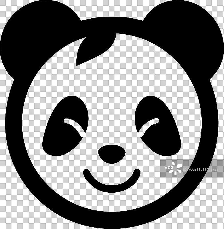 熊猫——黑白相间图片素材