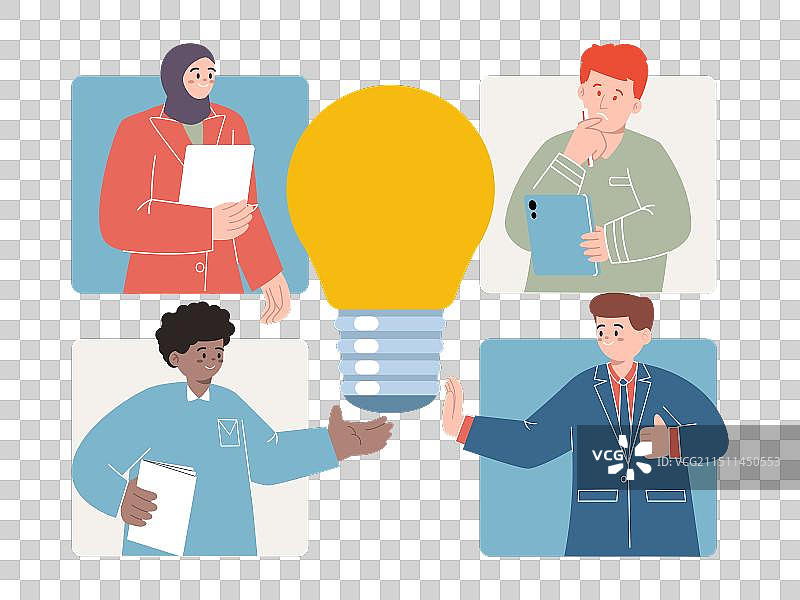 焦点小组讨论团队探讨想法图片素材