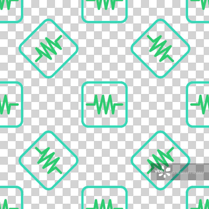 电子电路图标中的线路电阻图片素材