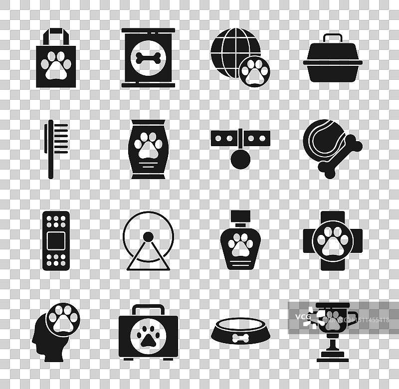 宠物奖励兽医诊所玩具骨头橡胶合集图片素材