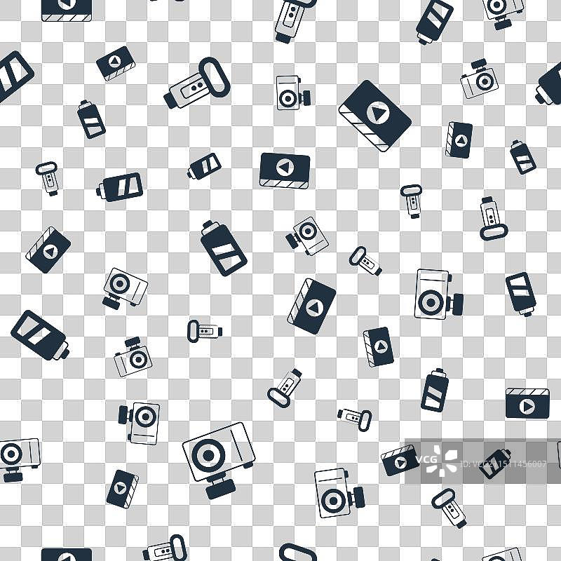 相机闪光灯电池和电影图片素材