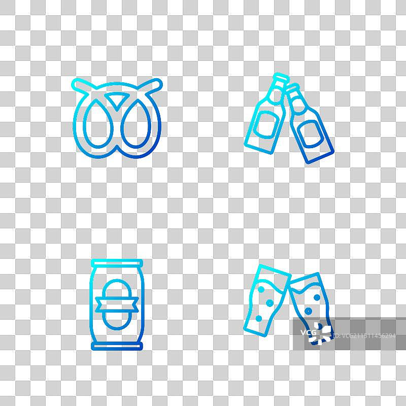 啤酒杯、啤酒罐和椒盐卷饼图片素材