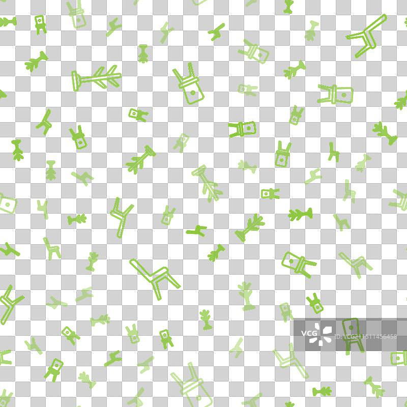 衣架、椅子和无缝图案图片素材