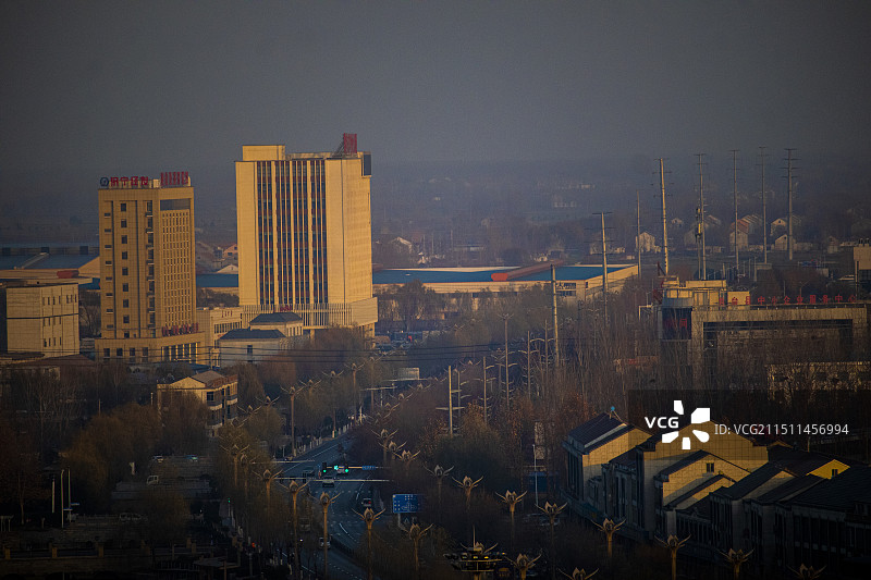鱼台城景图片素材
