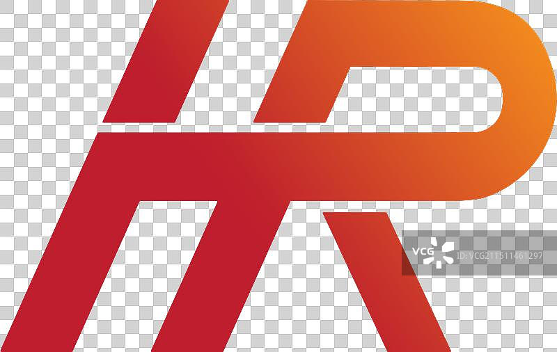 HR标志设计RH字母图标模板图片素材