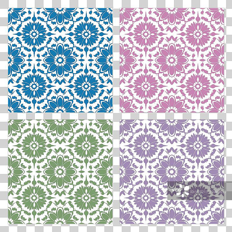 抽象无缝阿拉伯风格图案图片素材