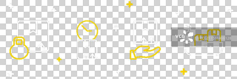 装载箱子的货船图片素材