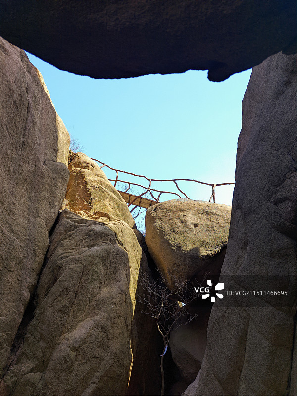 五莲山莲花峰，仙人桥，南极天图片素材