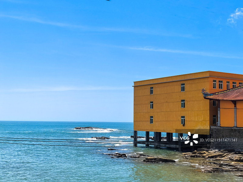 泉州洛伽寺海景图片素材