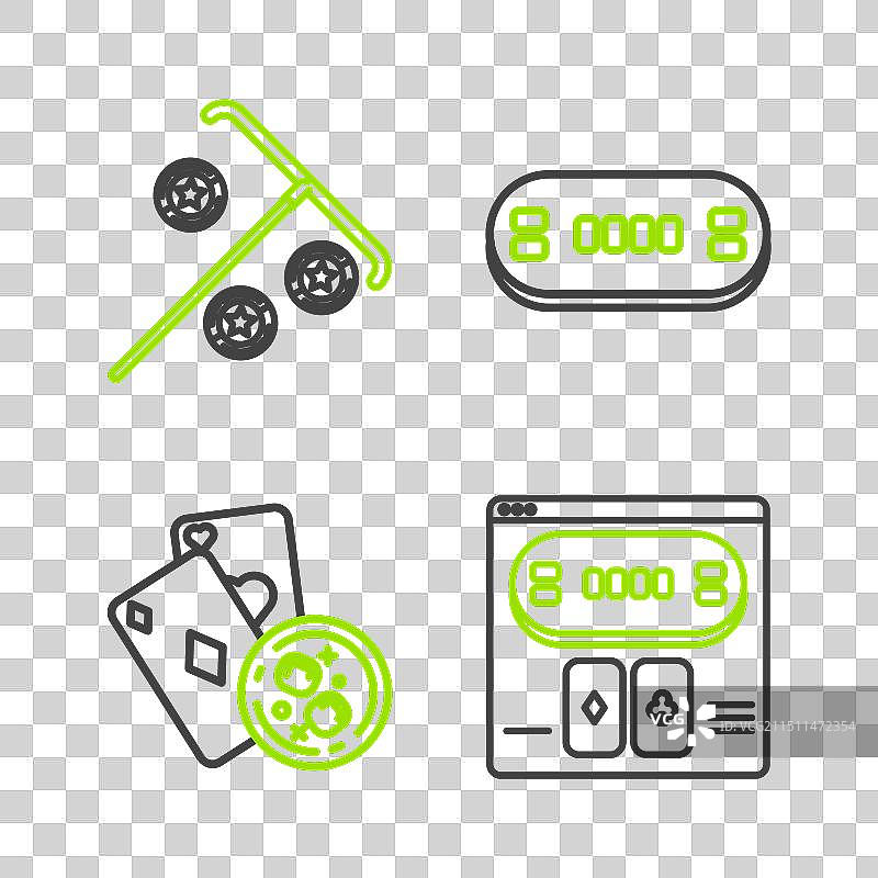 在线扑克牌桌游戏扑克牌图片素材