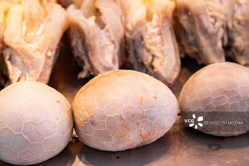 新疆特色美食肚包肉特写画面图片素材