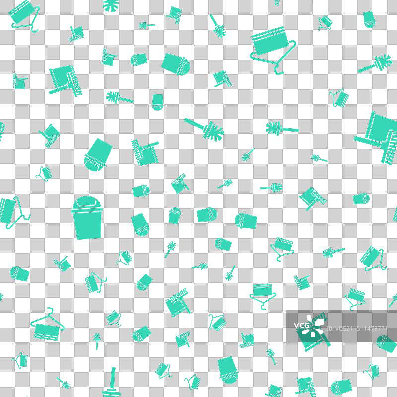 马桶刷毛巾垃圾桶组合图片素材